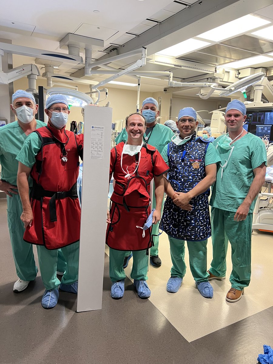 Busy day in #TAVR land implanting 2 @JenaValves for the treatment of severe aortic regurgitation! Proud to be frontline in #TAVR innovation <a href="/OhioHealth/">OhioHealth</a>. Great work <a href="/StevenYakubov/">Steven Yakubov</a> <a href="/caresans26/">Carlos E. Sanchez MD</a> @atishmathurmd !