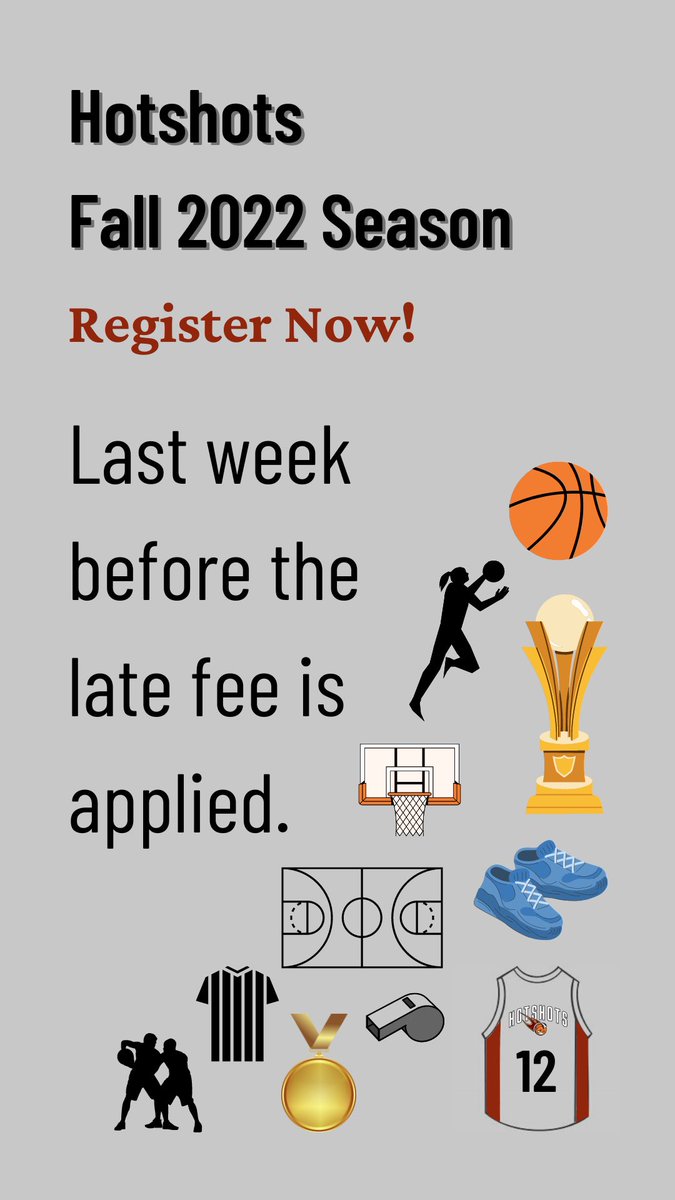 AllHotshots's tweet photo. The fall season late fee is coming up fast!! https://t.co/UDjaAPnxvQ