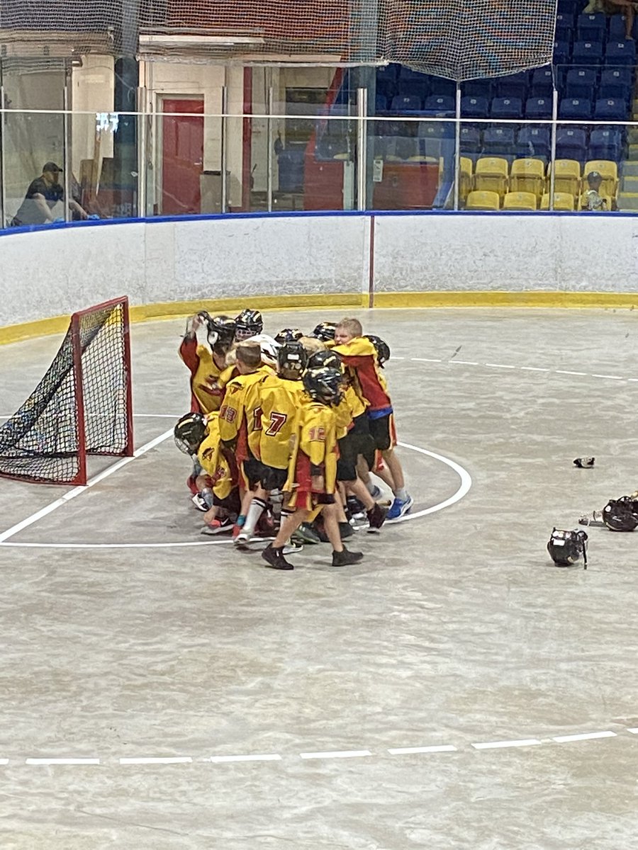 NepeanLax's tweet photo. This is what our newest provincial champions look like! Great come-from-behind victory U9’s! #knightsproud #Knightsfamily https://t.co/KrTXuHHbz8