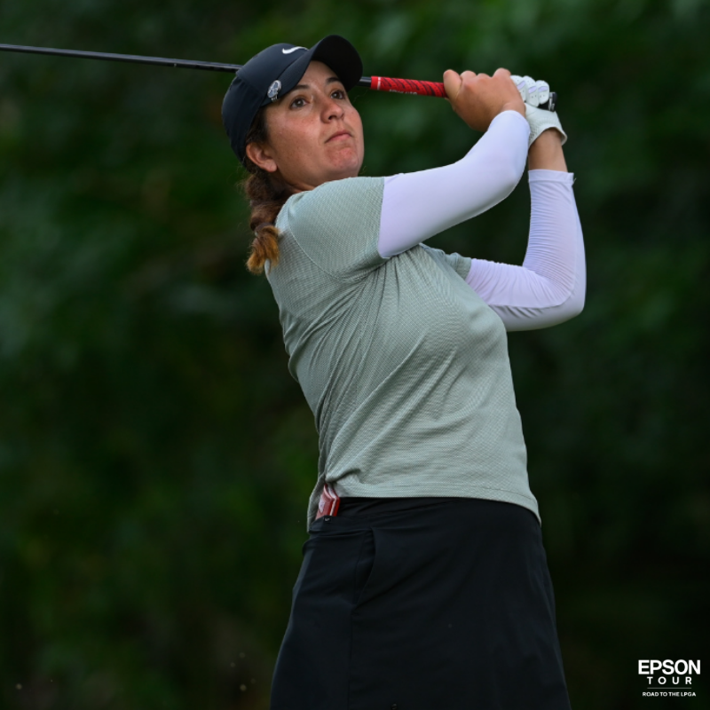 EpsonTour's tweet photo. .@Laurarestrepob played on the Minor League Golf Tour just last week and won. She beat 22 men 💪🏼

#EpsonTour | #Road2LPGA