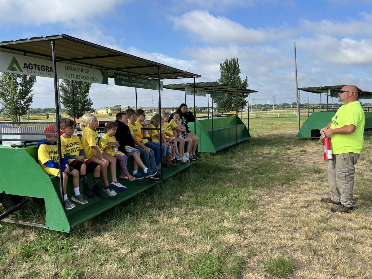 agtegra's tweet photo. Last week Agtegra sponsored and led safety demonstrations at the Brown County Farmers Union Camp. #Agtegra #AgtegraValues #AgtegraCulture #AgtegraSafety https://t.co/aYvOahj5TL