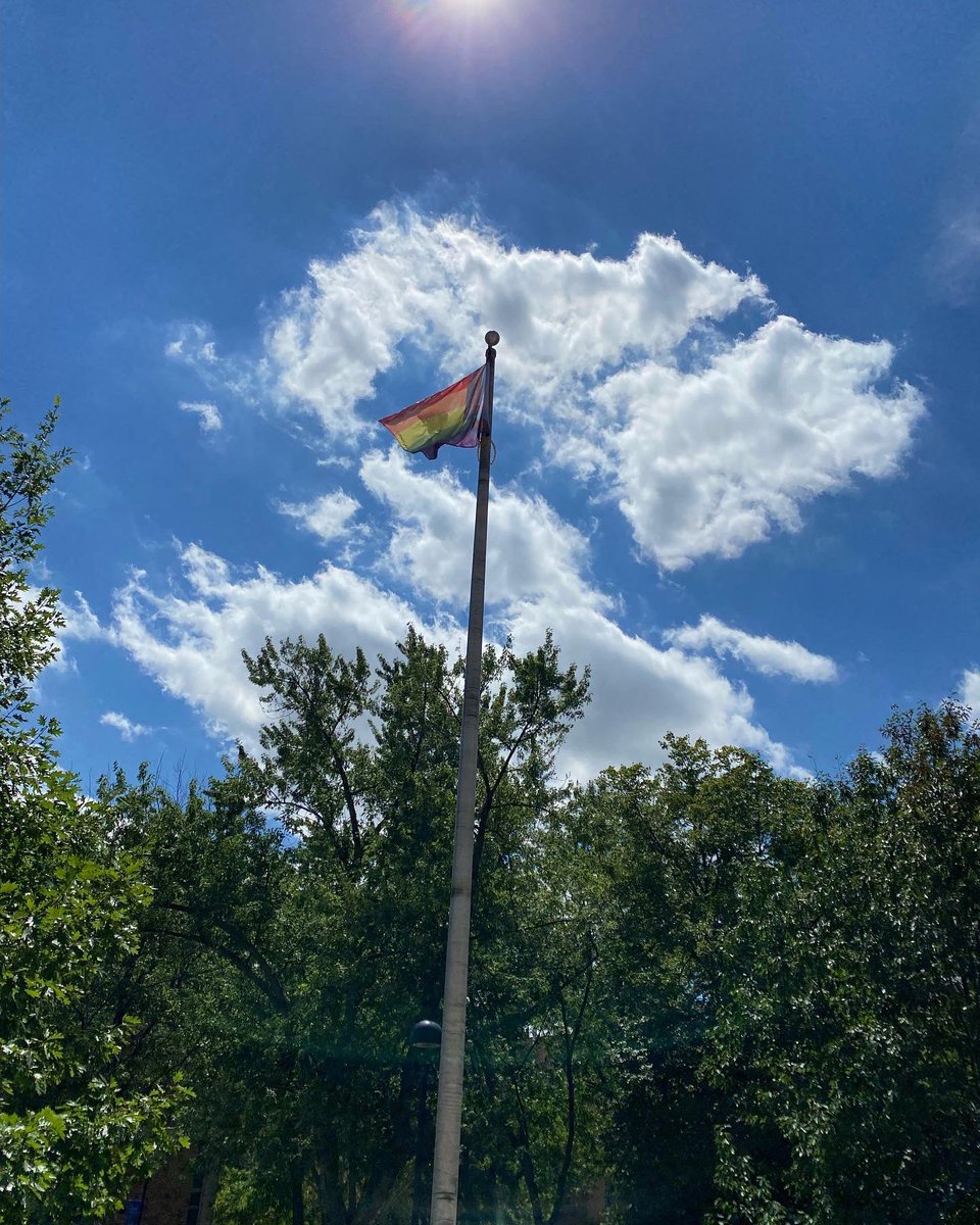 LancerRec's tweet photo. Pride Flag is flying on campus this week in celebration of Windsor Pride Week! π€©π³οΈβπ Lots of awesome events happening capped off with the Windsor Pride Parade on Sunday. Hope to see you there π #PrideFlag #PrideWeek #PrideParade #LancerRecConnect https://t.co/PYjHqryXq9