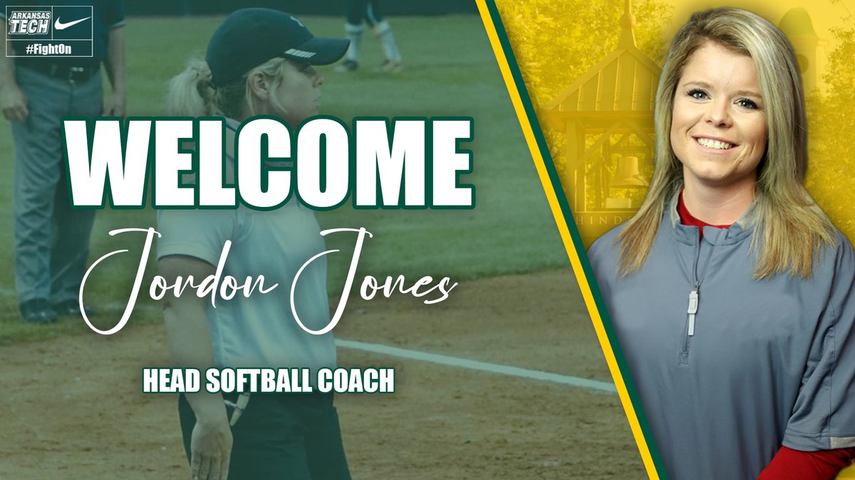 🚨 𝗟𝗘𝗧'𝗦 𝗚𝗢!🚨 We have our new head softball coach! Join us in welcoming native Arkansan and former CBC standout and coach Jordon Jones! She is the fourth head coach of our Golden Suns softball program arkansastechsports.com/news/2022/8/2/… #FightOn