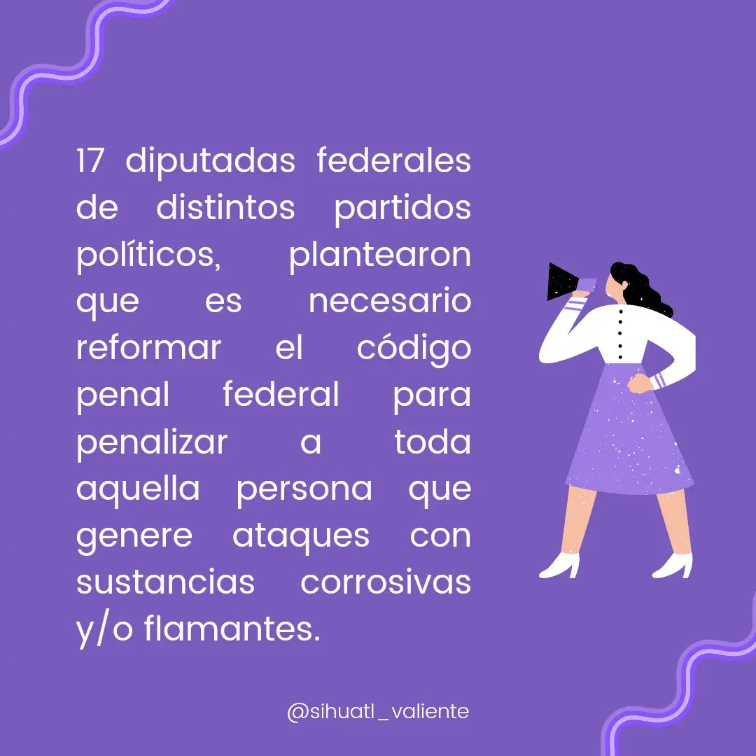 Sihuatlvaliente's tweet photo. ¿Qué se está haciendo formalmente en relación a los ataques con sustancias que últimamente han sido constantes? Aquí te contamos y te pedimos que sigas apoyándonos a exigir justicia por todas las mujeres que fueron privadas de la vida debido a estas acciones.
1/2 https://t.co/OnfQUEdEeh