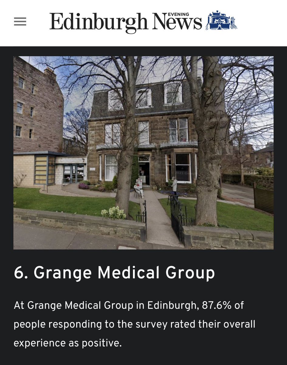 Black8Gordon's tweet photo. 10 Best GP surgeries in Edinburgh 
https://t.co/iGm0O4w00c 
We are looking for a Salaried GP to join our team - great opportunity!! https://t.co/qR5MYIh2Xc