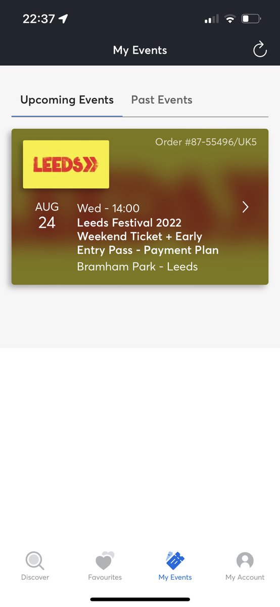Selling for £200 #leedsfest