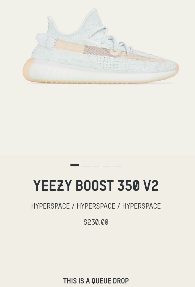 Samme Prime håndtag SOLELINKS on Twitter: "QUEUE DROP on Confirmed App adidas Yeezy Boost 350  V2 'Hyperspace' =&gt; https://t.co/YpaqcI7zIm https://t.co/n1yHs1Qk4O" /  Twitter