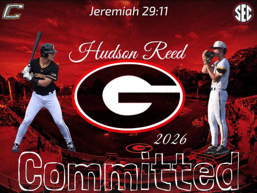 hudson_reed11's tweet photo. After a great conversation with @CoachStrick10 I have decided to commit to The University of Georgia! #GoDawgs #Timetowork https://t.co/otcT4PrERp