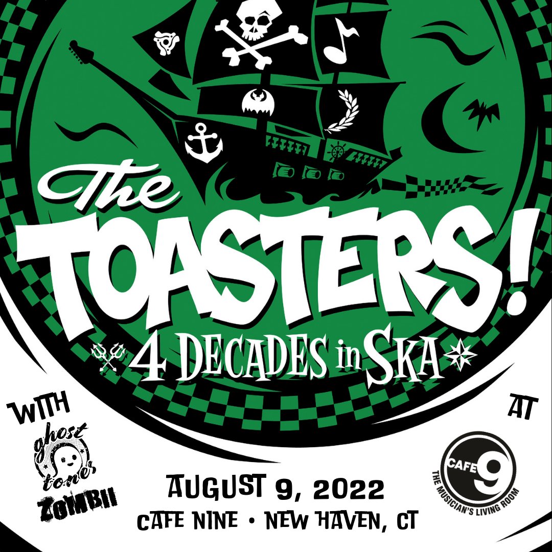 manicpresents's tweet photo. NEXT WEEK (8/9)! Ska legends The Toasters celebrate 40 years at @cafenine with Ghost Tones and Zombii! 

Get tickets today: https://t.co/bQCvHfYWQe https://t.co/773xxtrhZt