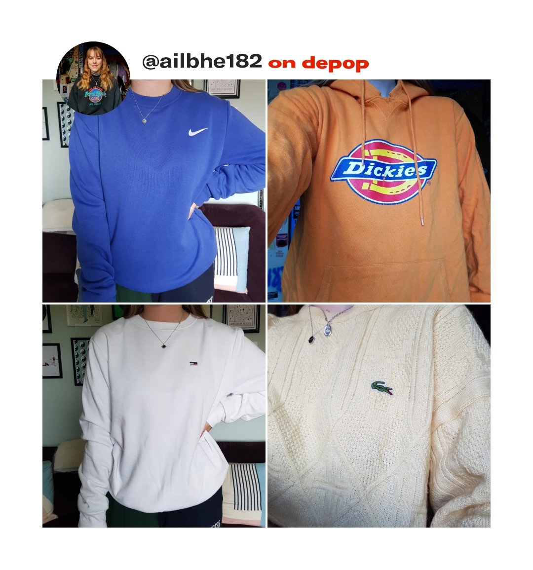 dumpvveed182's tweet photo. Trying to get rid of some clothes on Depop cause I have far too many and need some extra 🤑🤑 please buy my bits I need them gone!! Will be adding more over the next few weeks too :) 

https://t.co/klrr3JYeTI https://t.co/UScBnLszEQ