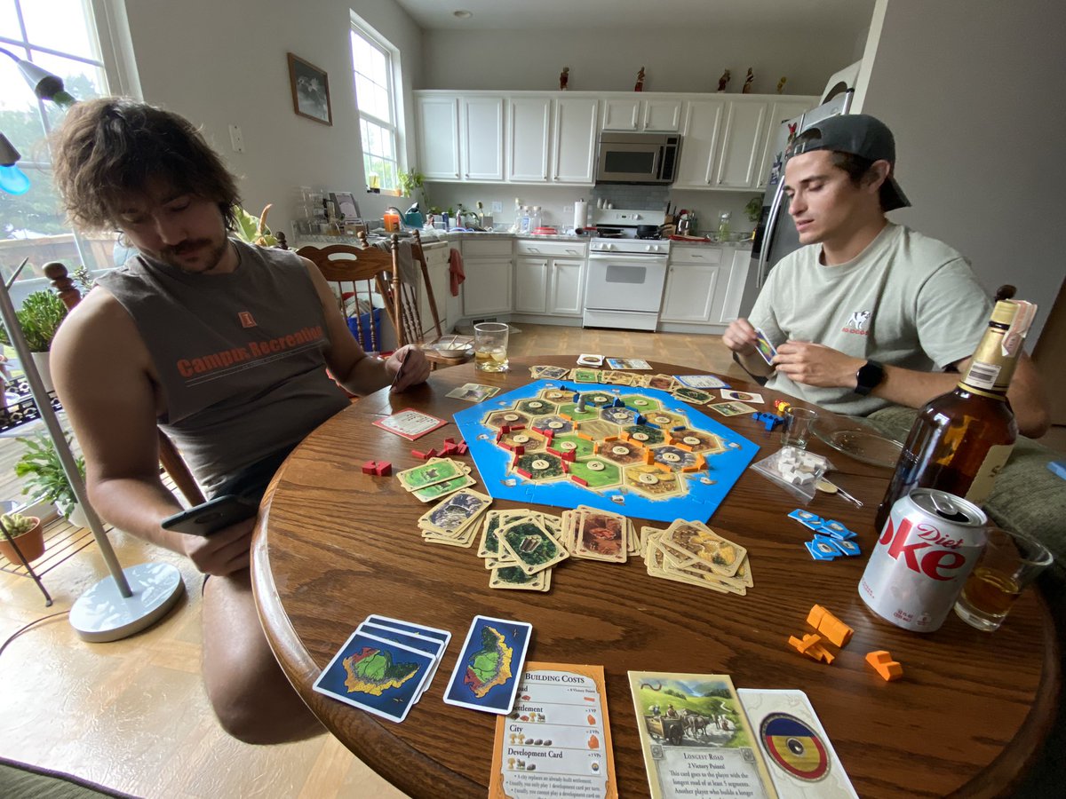imart24's tweet photo. @settlersofcatan  if you roll a 7 let’s talk before you do something irrational https://t.co/QimPqtFi7T