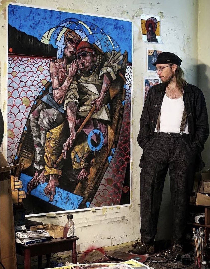 AnnoDomini's tweet photo. Opening reception for UK artist Joseph Loughborough this First Friday @AnnoDomini 5-9pm @artwalksj. Free admission, all ages. 
#soloexhibit #stellarseries #fineart https://t.co/hooXLqhnQY