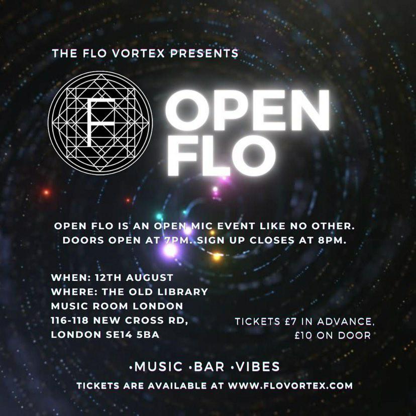 Open FLO is back this month! Don't miss this incredible #spokenword night: ticketsource.co.uk/flo-vortex @FloVortex