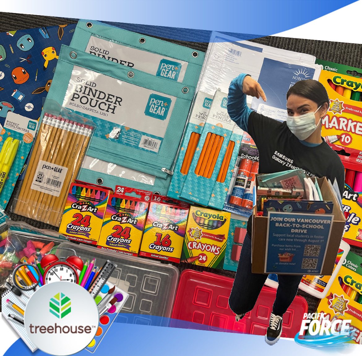 Sierra (@consueloveee) on Twitter photo Excited to finish up our Back to School drive! We gathered back to school essentials to support local students in foster care. Thank you for all your donations <3 #believeWasgington #BelieveOregon #Treehouse #LifeAtATT <a href="/pacific_force/">Pacific Force</a> <a href="/main_karl/">Karl Main</a> <a href="/Sonvirmann/">Sonvir mann</a> <a href="/johnt1dickerson/">John Dickerson</a> Excited to finish up our Back to School drive! We gathered back to school essentials to support local students in foster care. Thank you for all your donations <3 #believeWasgington #BelieveOregon #Treehouse #LifeAtATT <a href="/pacific_force/">Pacific Force</a> <a href="/main_karl/">Karl Main</a> <a href="/Sonvirmann/">Sonvir mann</a> <a href="/johnt1dickerson/">John Dickerson</a>