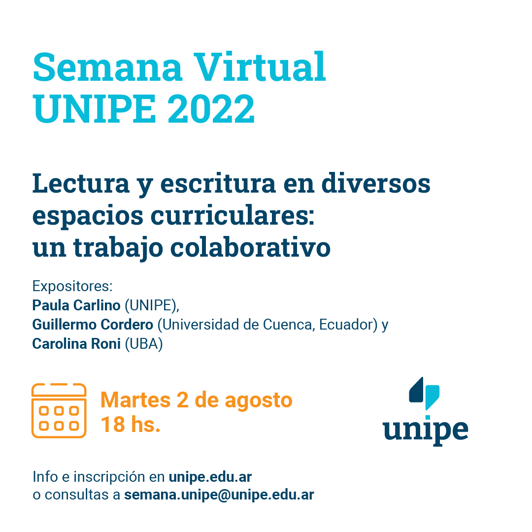 unipe_ar's tweet photo. #SemanaVirtual UNIPE 2022. Edición invierno ‼️❄️

🗓 Te acercamos todas las actividades que continúan hoy 👇

☑️ #PolíticaEducacional y territorios
☑️ #AMCE 
☑️ #HISTORIA https://t.co/K0vcjYkhkR