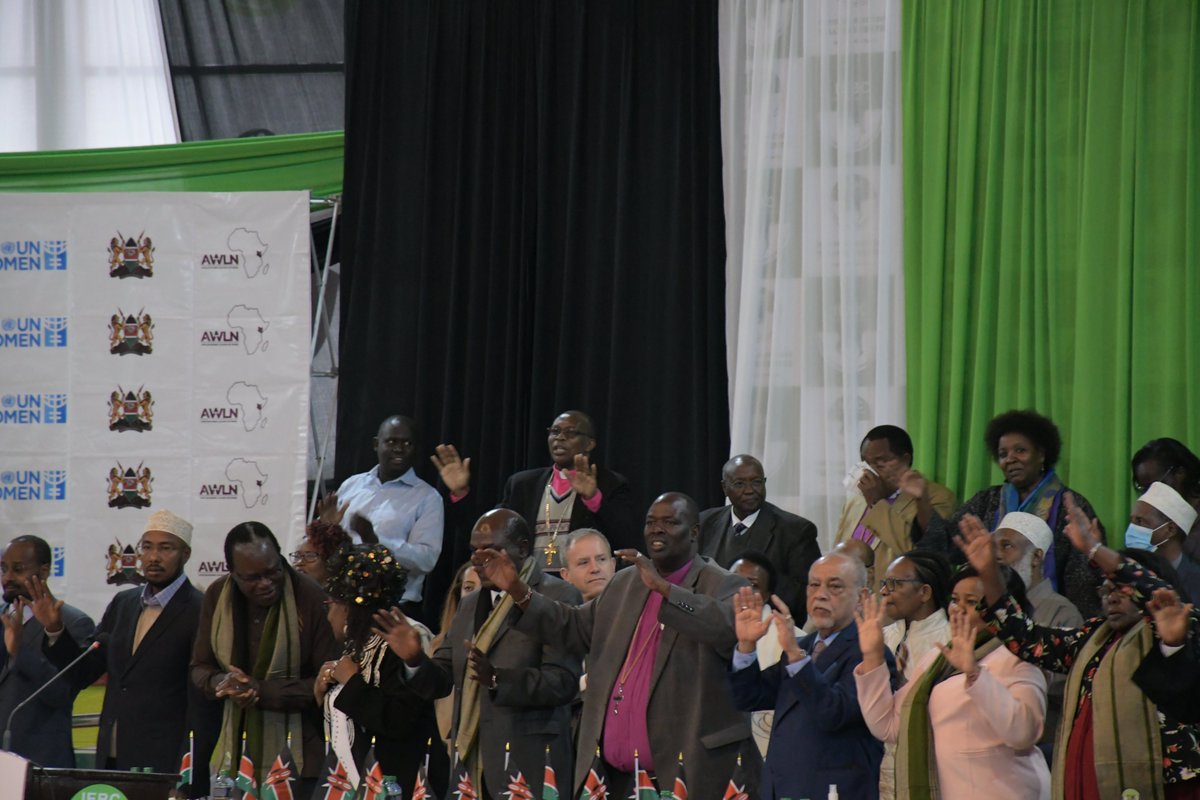 irck_info's tweet photo. .@irck_info Religious Leaders led by the Chair, IRCK Fr. Joseph Mutie and NPMT Chair, Arch. Ole Sapit prayed for the nation and for the @IEBCKenya commission and called for peace and tolerance as we head to #Elections2022  #LetPeaceWin 
#LeadersWithValues #ElectionsBilaNoma https://t.co/Dr3Ai0vUSa