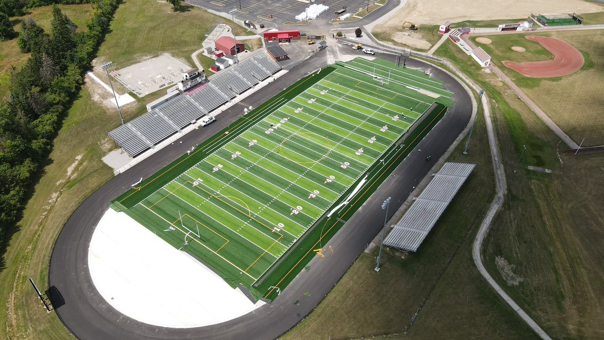 📋Next up: Soccer lines, logos and end zone letters. 
<a href="/mhs_trojans/">Monroe Trojans</a>  <a href="/turf_nation/">Turf Nation</a> <a href="/MonroeTrojansFB/">Monroe Trojan Football</a> <a href="/MHSTrojanArmy/">The Trojan Army ⚔️</a> <a href="/coachm16/">Coach Mifsud</a> <a href="/MHSAA/">MHSAA</a> @Barstool_Monroe @SECMichigan <a href="/Kurt45393821/">Kurt</a> <a href="/graygarrett52/">garrett gray</a> <a href="/RAWilke24/">R.A.W.</a> <a href="/MonroeStrength/">MonroeStrength</a>