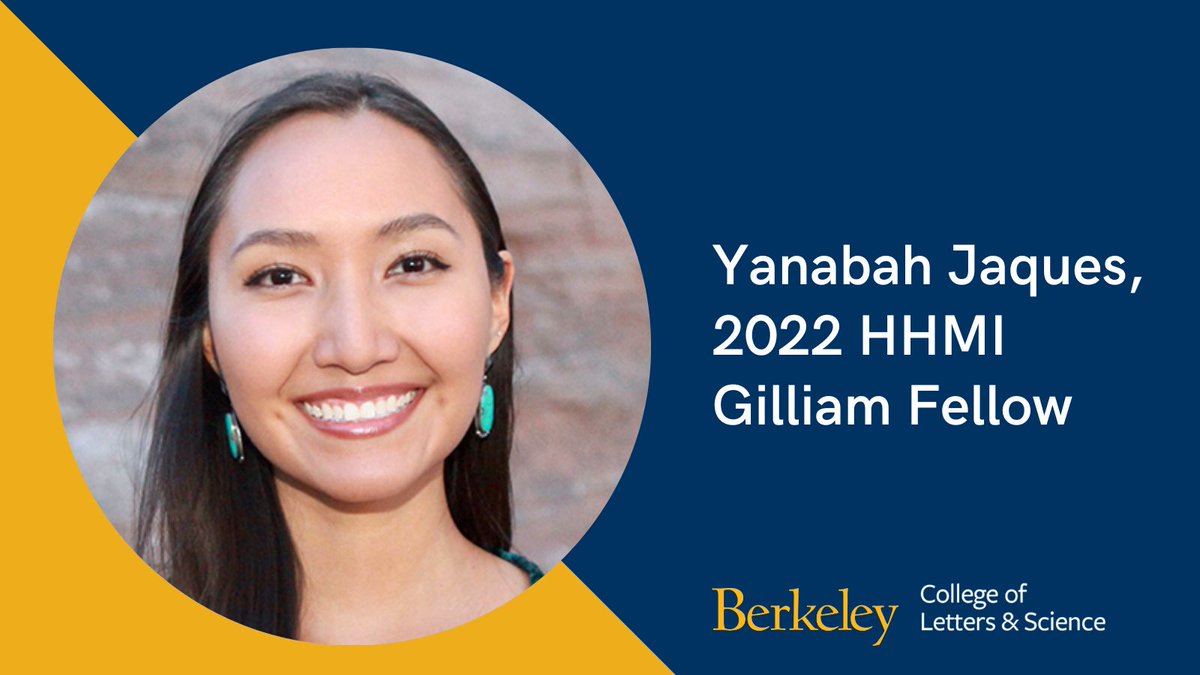 UC Berkeley College of Letters & Science (@ucbletterssci) on Twitter photo Congratulations to <a href="/UCBerkeleyNeuro/">Berkeley Neuroscience</a> grad student Yanabah Jaques, who received a #GilliamFellows award from <a href="/HHMINEWS/">HHMI</a>! buff.ly/3oMg4XX 🎉<a href="/KauferLab/">Kaufer Lab</a> <a href="/berkeleyIB/">UC Berkeley IB</a> Congratulations to <a href="/UCBerkeleyNeuro/">Berkeley Neuroscience</a> grad student Yanabah Jaques, who received a #GilliamFellows award from <a href="/HHMINEWS/">HHMI</a>! buff.ly/3oMg4XX 🎉<a href="/KauferLab/">Kaufer Lab</a> <a href="/berkeleyIB/">UC Berkeley IB</a>