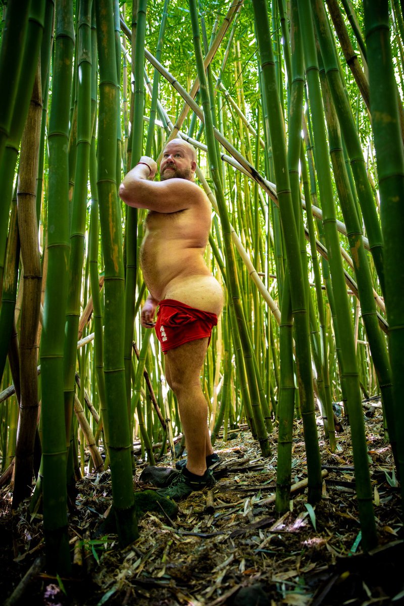 wranglertn's tweet photo. Getting naked in the bamboo forest was pretty magical. I was a sweaty mess after hiking up the volcano, but the waterfall at the end helped! #nakedandfree #nakedisnatural #teamexib #nakedinnature #hikenaked #NakedDare #nakedworkout #nakedinthewild https://t.co/WjVXsg8A9L