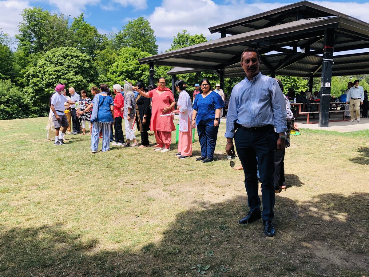 Glad to participate in the Seniors Summer Picnic at Mississauga Valley!