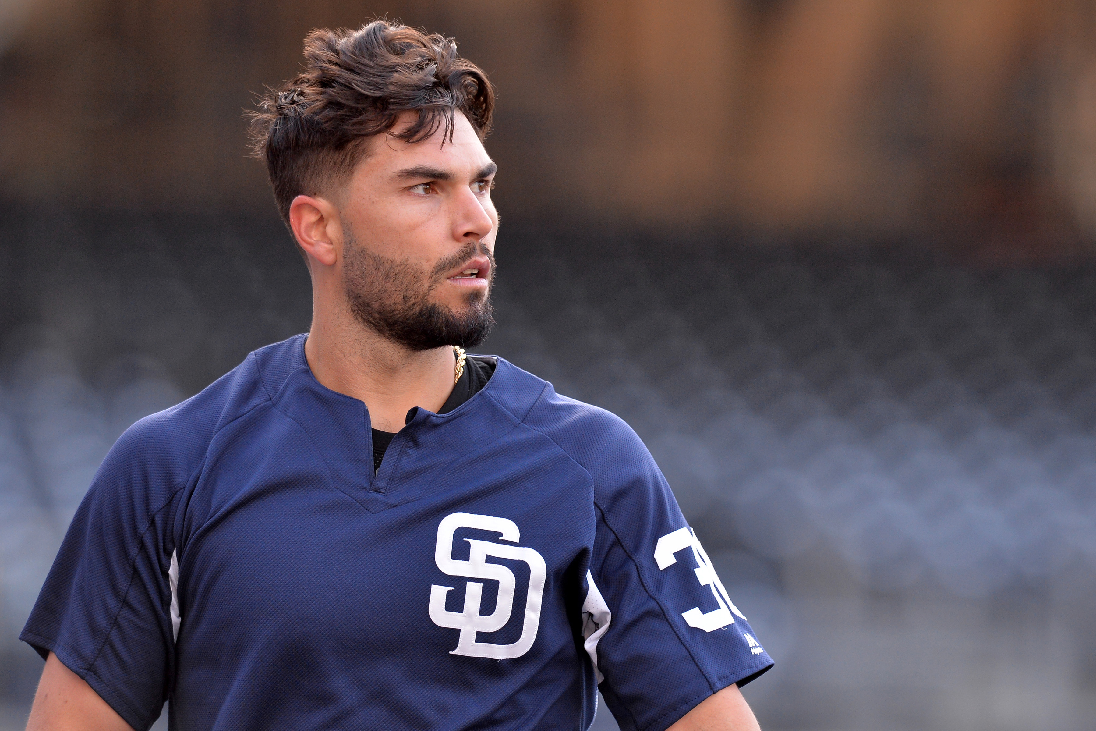 MLB Trade Rumors on X: Eric Hosmer Rejects Trade To Nationals; Padres  Still Have Deal For Juan Soto    / X