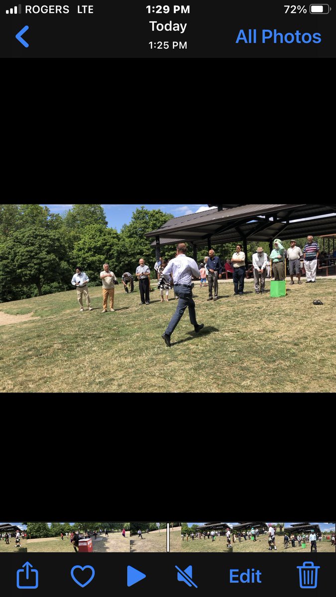 Participating in the relay race at the Seniors Club! Lots of fun at the Picnic.