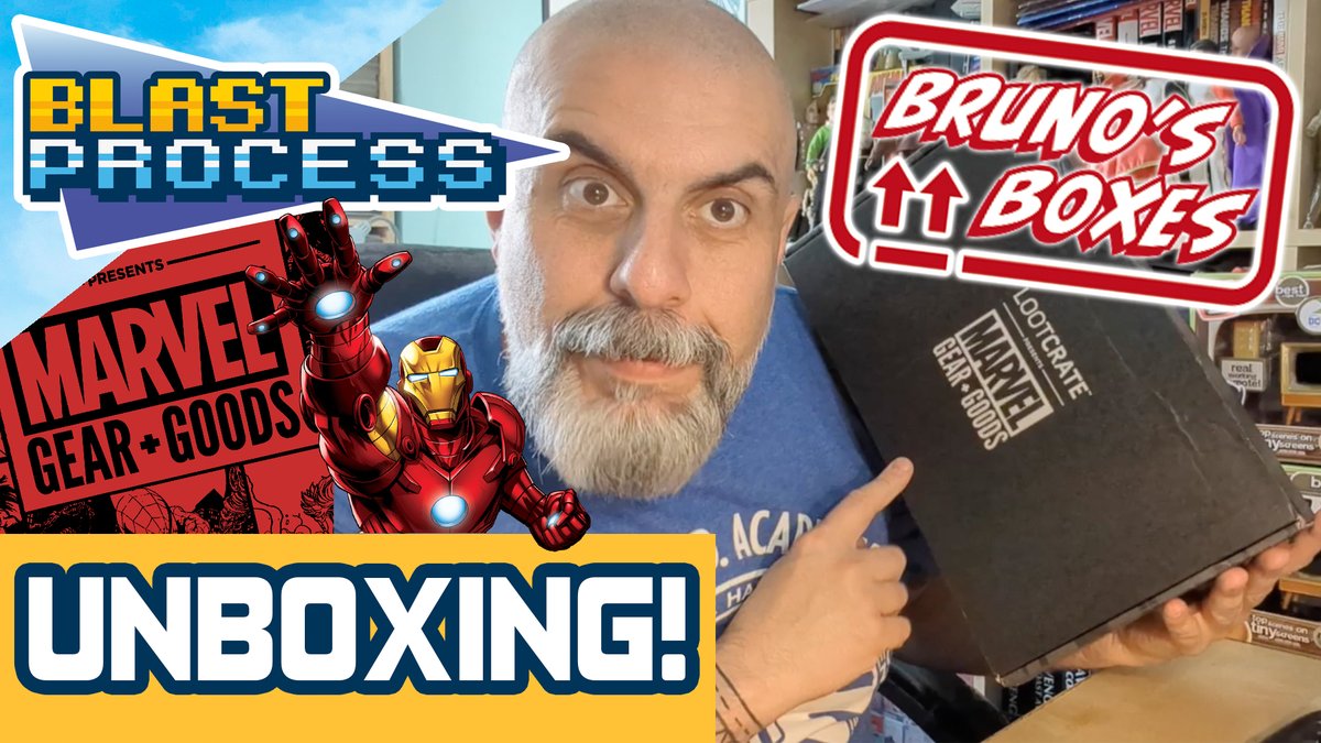 BlastProcess's tweet photo. It's been a while since @BrunoBillion 's received a Marvel Gear + Goods box from @lootcrate , so this one better be good! It's themed around Iron Man this time so that's a good start at least...let's see what's inside!

#Unboxing #BrunosBoxes 

https://t.co/NgRRgrSVtX https://t.co/7SFzvW8KG5