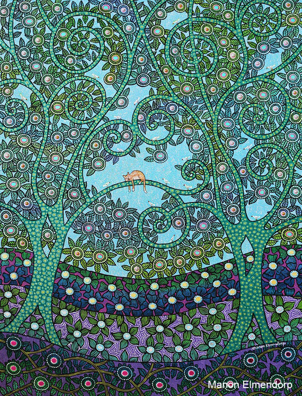 manonelmendorp's tweet photo. Mijn nieuwe schilderij is af! "Sleepy" 80x60cm acryl op linnen, een slapende kat gade geslagen door vogeltjes 🐱🐦🐦🐦 meer info: https://t.co/ct76efYjc6  #kunst #schilderij #schiedam #ArtistOnTwitter #art https://t.co/JJVdEuRcSV