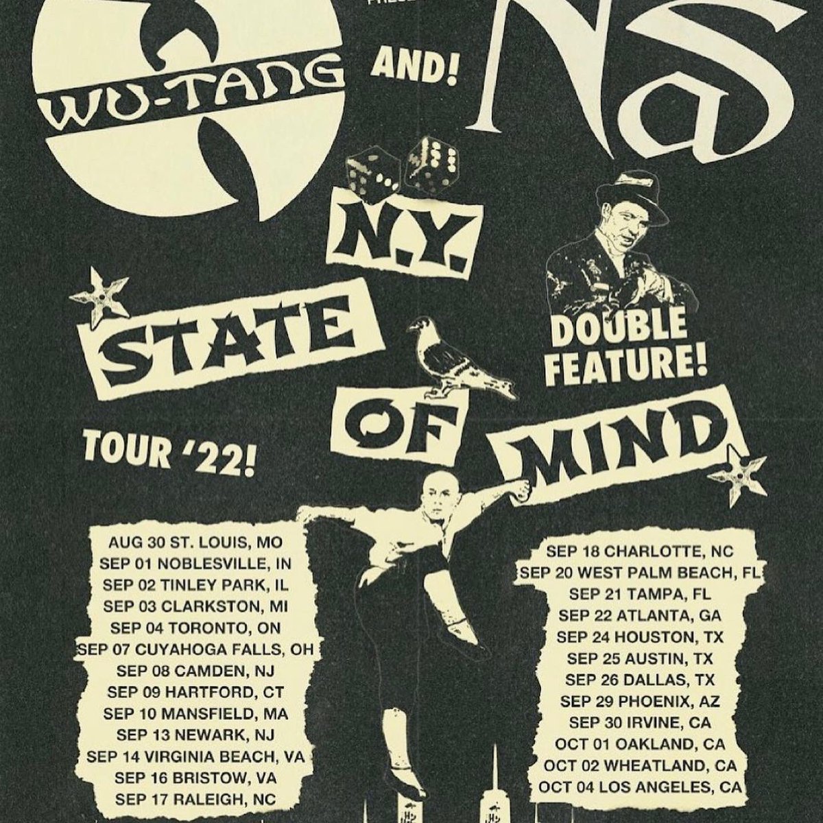We’re joining forces with @nas to bring you a once in a lifetime joint performance. Tour starts this month, get your tickets now!