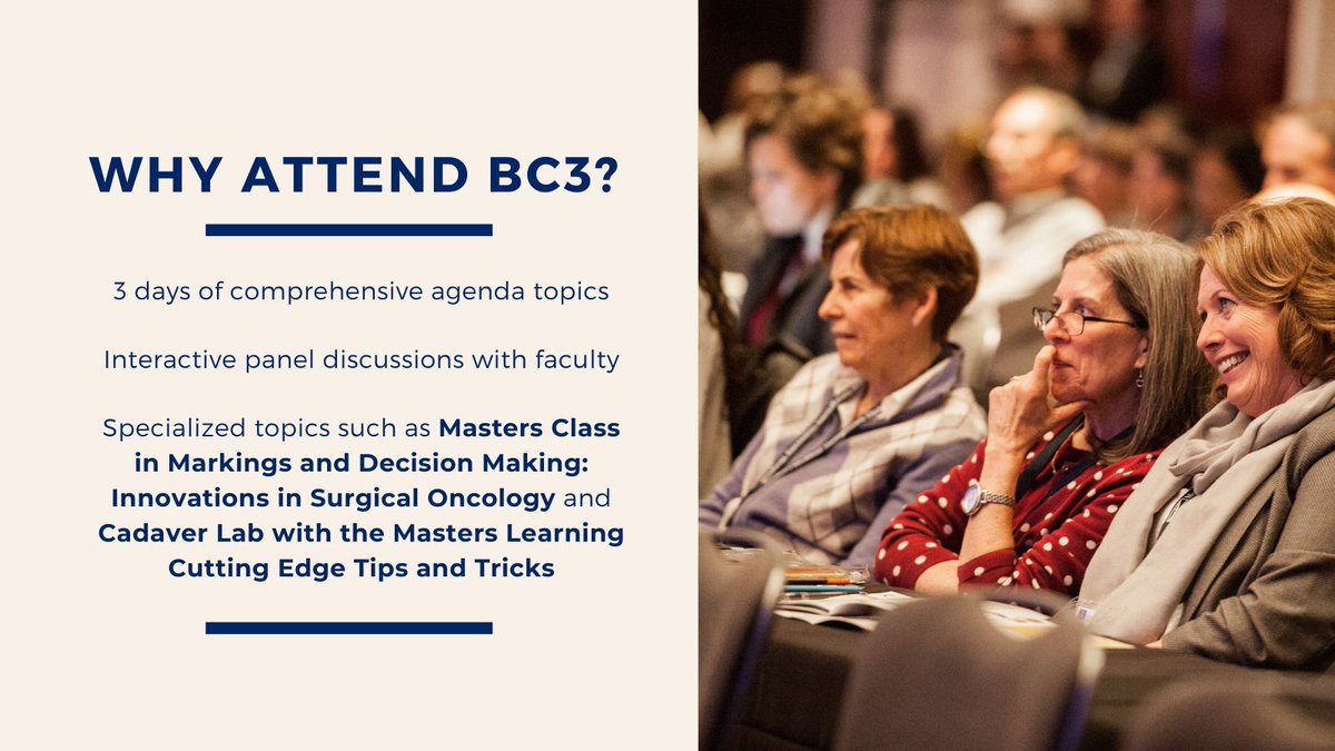 It's time to register! Visit bc3conference.com to review the agenda and expert faculty. What topic are you looking forward to reviewing?