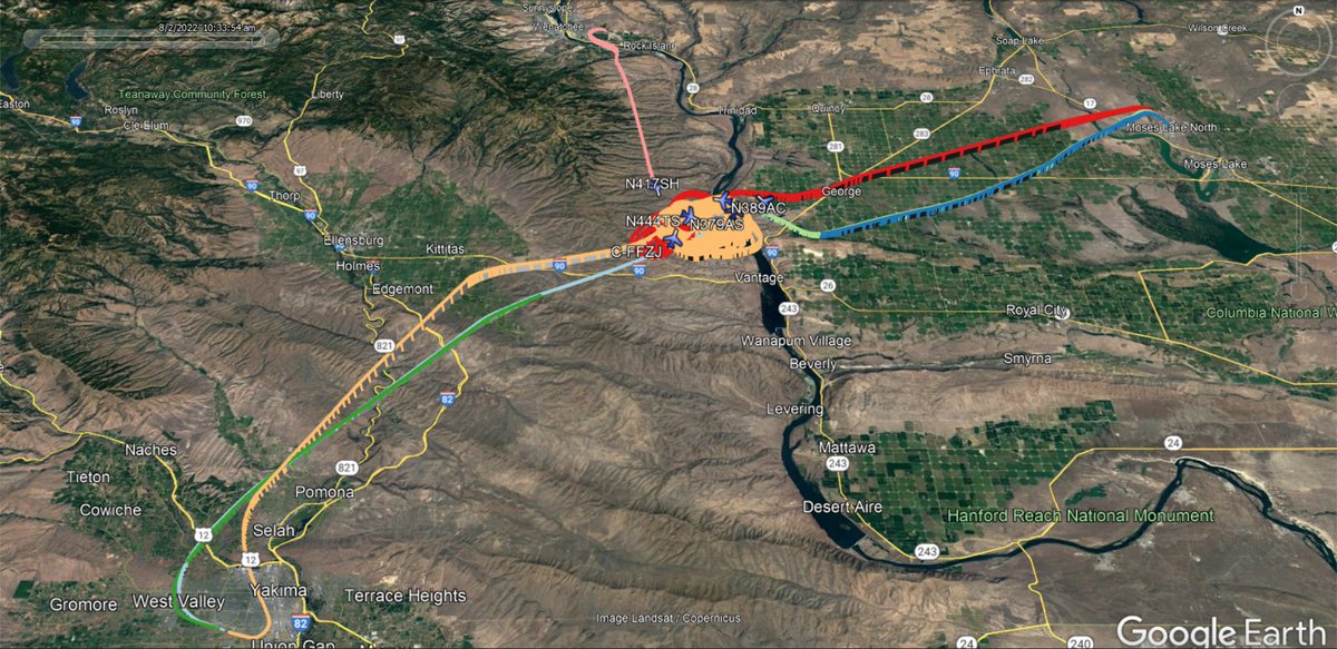 fire_feeds's tweet photo. Today's firefighting aircraft up fighting the #VantageHighwayFire in #Vantage #WA fire is at 5,500 and 10% contained
Tenax Aero
#LEAD77 #N417SH
Vanarsdale Air Serv
#N444TS
Conair
#FGD544 #CFFZJ
Aero-Flite
#SCPR260 #N389AC
#SCPR262 #N386AC
#FB243 #N398AS
#FB245 #N379AS
🇺🇸🇨🇦❤️🔥 https://t.co/ld1s2BVgoX