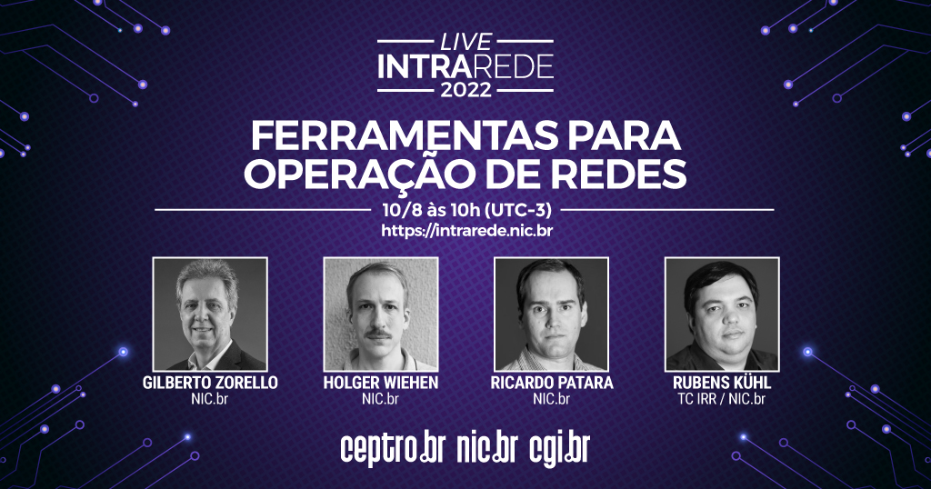 ComuNICbr's tweet photo. Ferramentas para auxiliar no trabalho dos administradores de redes estarão em pauta na live #IntraRede! O encontro online será na próxima quarta (10), a partir das 10h. Inscreva-se em https://t.co/f09qFMaCmy , acompanhe o evento ao vivo e receba o certificado de participação! https://t.co/Y7fDqKlOLB