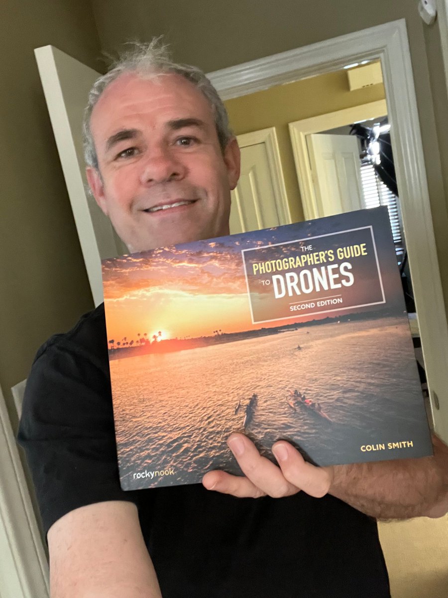 Advance copy of my new book from the printers. Photographer's guide to drones, second edition. Thanks so much to the wonderful team at <a href="/rocky_nook/">Rocky Nook</a>  for making this happen. <a href="/tedwaitt/">Ted Waitt</a> <a href="/scottcowlin/">scottcowlin</a>  Maggie Yates, Lisa Brazieal  + Katie Walker.