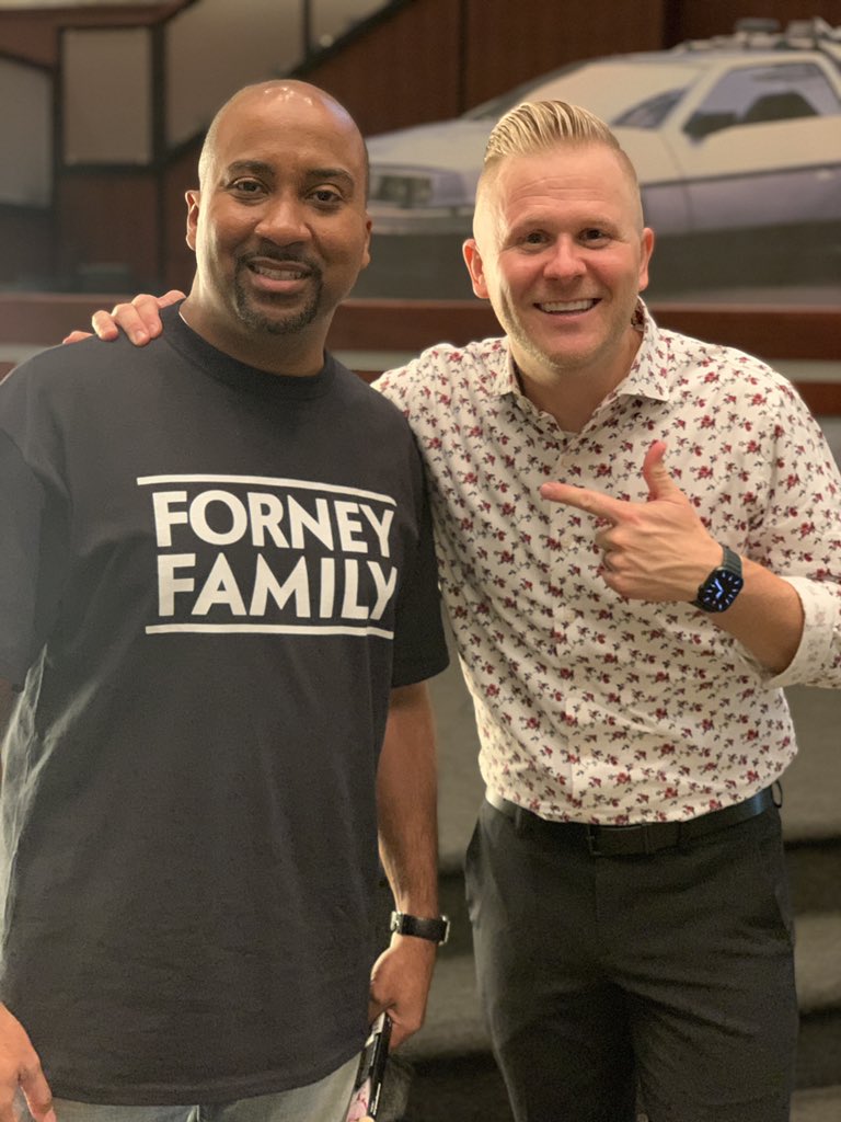 KeithLEllis's tweet photo. #Forneyfamily is #Backforthefuture, enjoyed @ClintPulver as our guest speaker today at the 2022-23 Forneyisd Convocation! @forneyisd https://t.co/Hfvb24yfTX