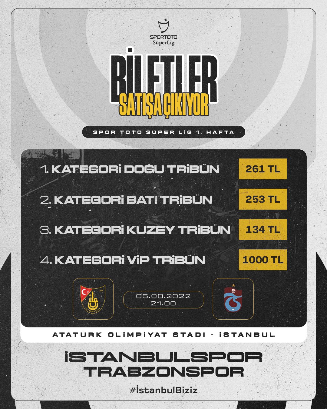 İstanbulspor Hazırlık Maçı Biletleri Hakkında Bilgilendirme