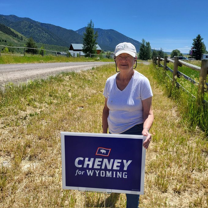 CalHN's tweet photo. @FoxNews I see her signs EVERYWHERE! #StandForTheConstitution https://t.co/cykp9YUh00