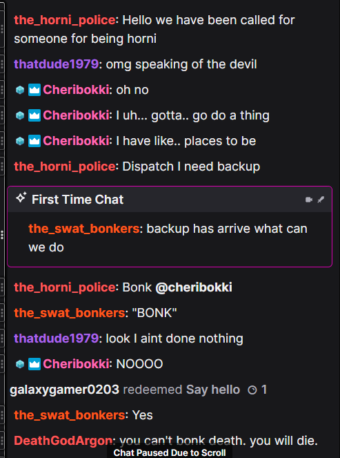 Bruseal_'s tweet photo. These are the reasons why i stream, for these precious moments in chat, this happened today and it put a smile on my face, I love the community that im building and the community's im apart of.... thank you everyone who comes by, i love you all !!! https://t.co/uaz9GrL6Wd