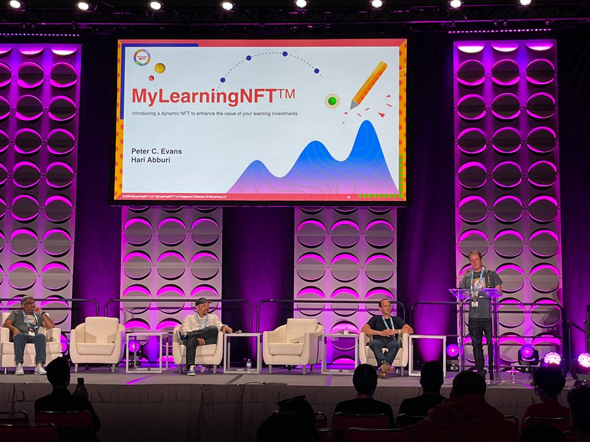 pevans_c's tweet photo. This past weekend in LA was an opportunity to introduce the value of dynamic NFTs for corp. training and development to a much broader audience. Thanks again to @Freeverseio our technology partner and @NFT_Expoverse for the terrific event.  
#training 
#dynamicNFTs
#Web3 
#edtech https://t.co/qEckdbfqHv