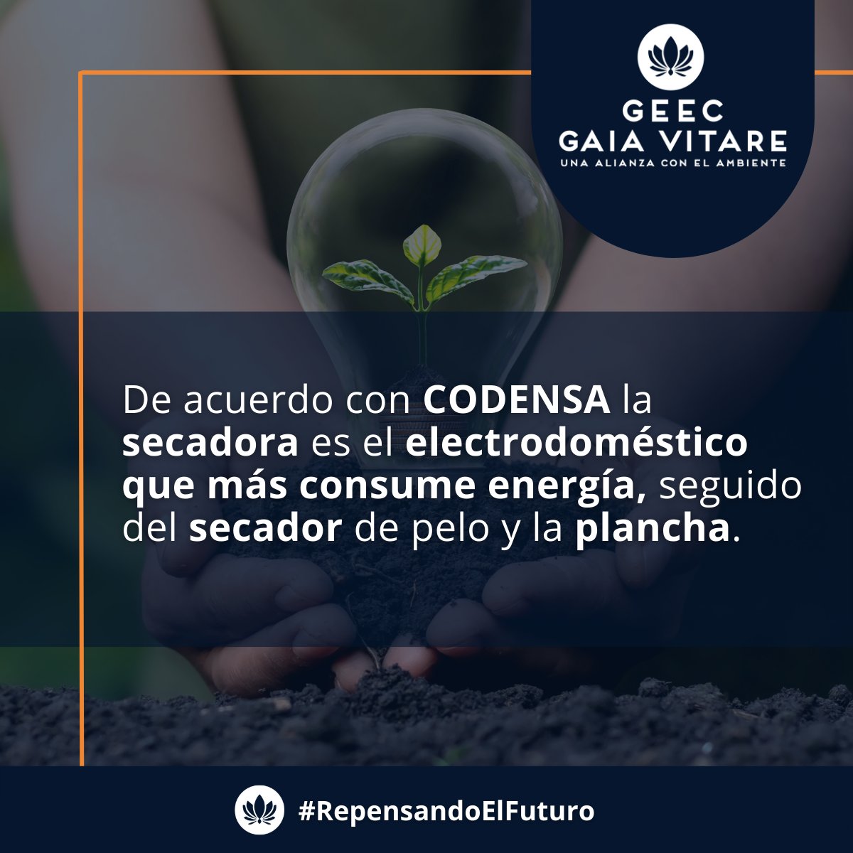 vitare_a's tweet photo. Hoy en #repensandoelfuturo te contamos cuáles son los equipos del hogar que más #energía consumen, tomemos conciencia del uso de estos aparatos para contribuir positivamente al #medioambiente 🌿
#sostenibilidad #naturaleza https://t.co/DEvDBkiJqr
