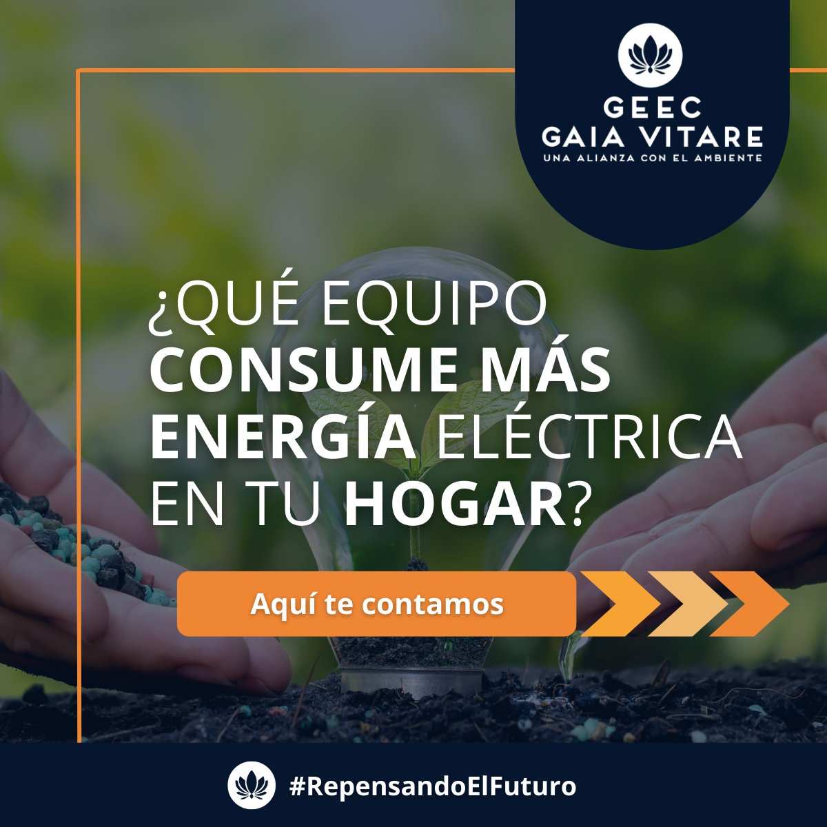 vitare_a's tweet photo. Hoy en #repensandoelfuturo te contamos cuáles son los equipos del hogar que más #energía consumen, tomemos conciencia del uso de estos aparatos para contribuir positivamente al #medioambiente 🌿
#sostenibilidad #naturaleza https://t.co/DEvDBkiJqr