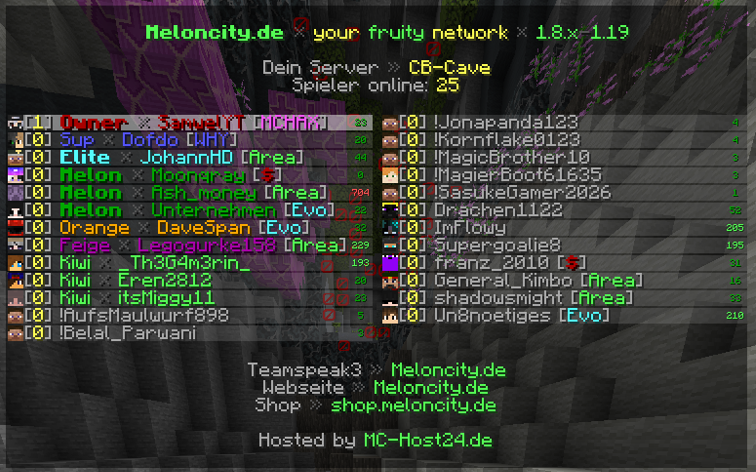 Vor 2 Monaten noch darüber nachgedacht, den Server schließen...

Doch dann haben wir nicht aufgegeben und den aller besten Support bekommen! <3 

Vielen Dank!
