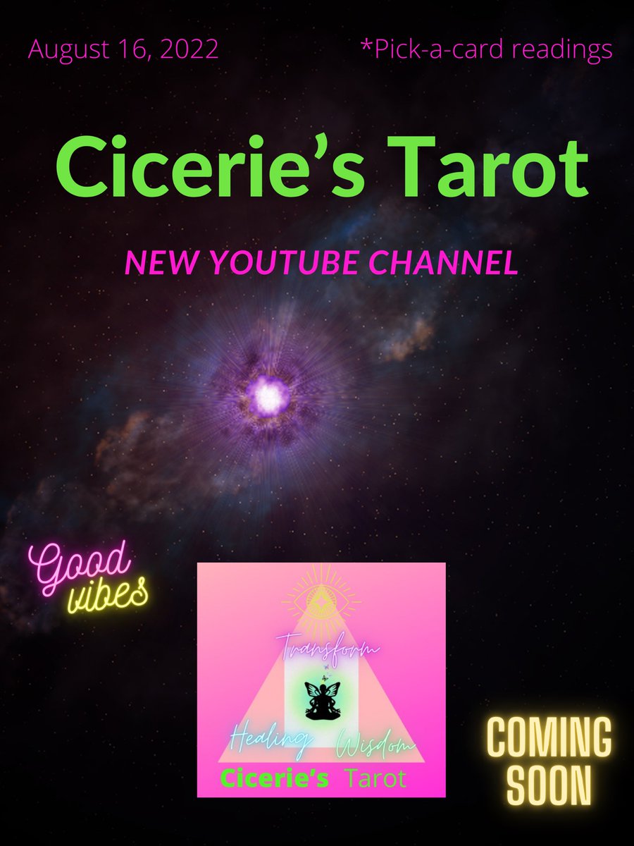 ciceries_Tarot's tweet photo. #YouTube #youtubechannel #YouTubeVideo #YouTuber #tarotreader #TarotReading #tarotcards #tarot #pickcardreading #pickacard #pickapile #Spiritual #spirituality #spiritualgrowth #spiritualjourney #GoodVibes https://t.co/2Ei44bsxV2