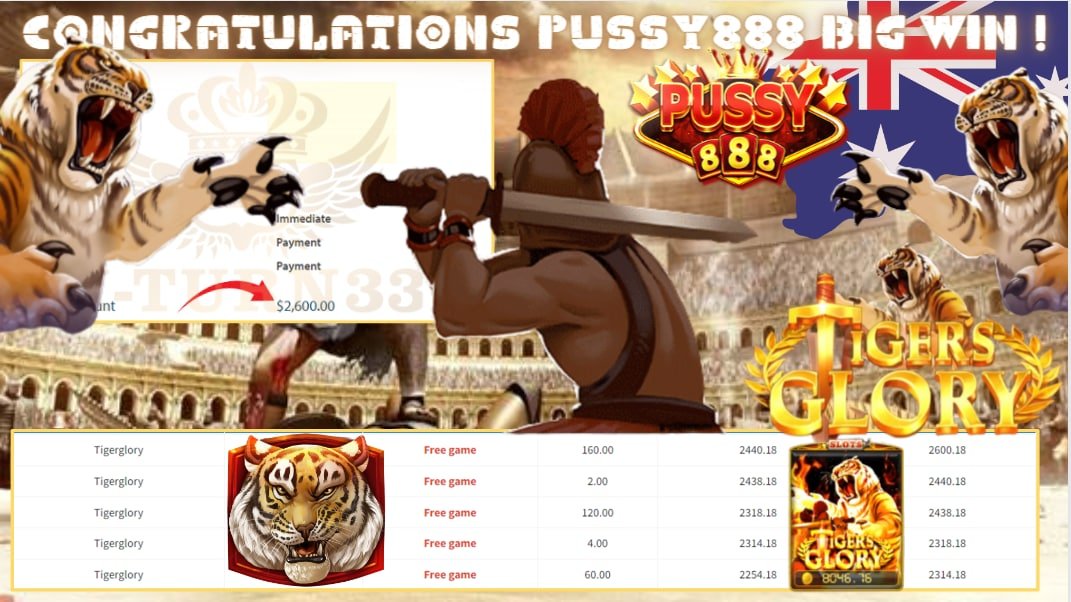 Xturn33's tweet photo. Congratulation To Player Get BIG WIN ❗️❗️❗️

🎮Product : PUSSY888 
🎰Game Tips : TIGER GLORY
💵Withdraw :  AUD 2600

► Player Deposit AUD 50+10% Bonus
► Player Make Withdraw AUD 2600

Lowest Offers In Market  
Low Bonus Low Risk High Return

Find Us On
https://t.co/0Sx6INttad https://t.co/zVw0E5gu5z