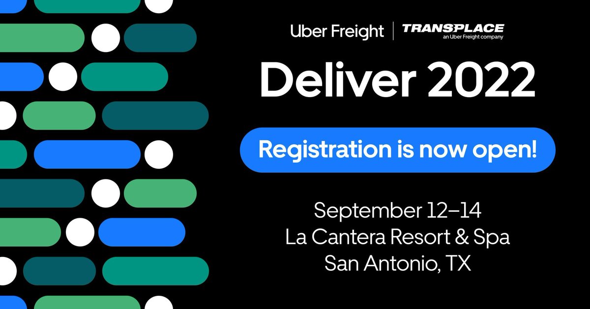 Transplace, an Uber Freight Company tweet media