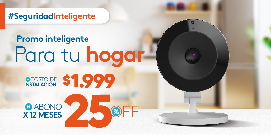 ¡Sumá #seguridadinteligente con los mejores precios! 👉 2 cámaras interior.

👉 instalación $1.999 y 25% off en el abono x 12 meses! 😉

¡Aprovechá! 👉 tienda-adt.com.ar 💻

#ADT #camaras #promoción