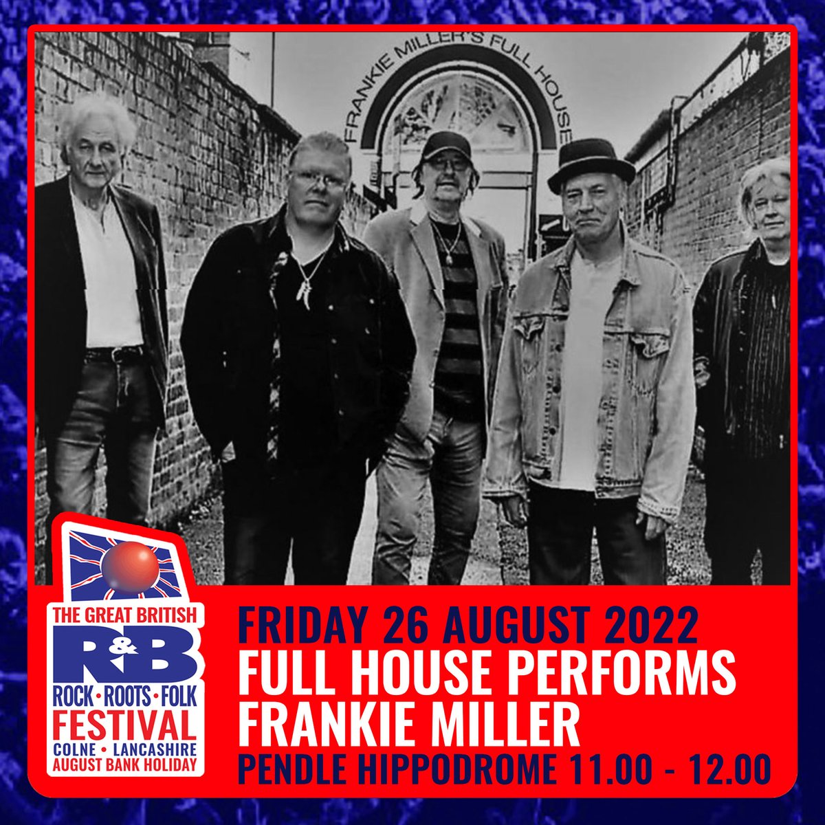 What a way to close the Friday night @pendlehippo! 🙌 ‘Fullhouse performs Frankie Miller’ will take to the stage performing the classic songs which they love just as much as the fans. Tickets are selling out fast for this one. Get yours here 👇 colneblueslineup.com/get-tickets