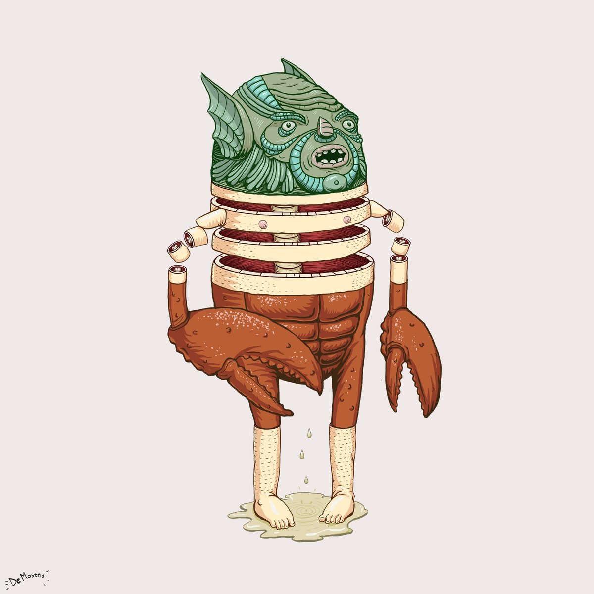 🦀SABILY FRCAEPORO 🦀

🧌- Swampy the unintelligent
🪚- Juggled chainsaws
🦀- During crab rave
💪🏻- With courage and pride
🌎- Kinda nowhere
🤬- Not quite…

Check He/Him/it out at:
 
opensea.io/assets/ethereu…

#eth #ethereum #nft #crab #freemintNFT