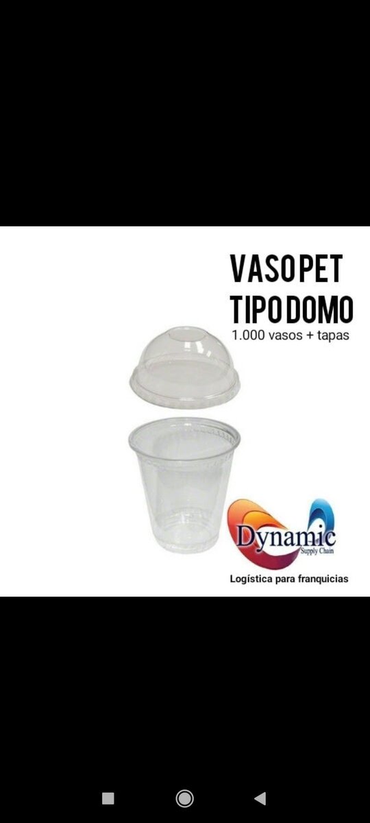 dynamicscve's tweet image. Disponible Caja de Vasos Pet Tipo Domo. Caja 1000 unidades vasos. Incluye Tapa cristal Domo. Hacemos envios nacionales.
#Maracay #valencia