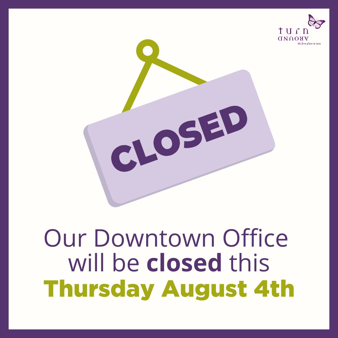 Our Towson office will be open from 9am to 5pm and our 24/7 hotline is always available 443-279-0379
