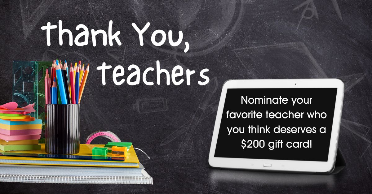 ColoInjuryLaw's tweet image. It’s #TeacherAppreciationMonth, and we want to help teachers get ready for a new school year! Nominate your favorite teacher who you think deserves a $200 gift card🏫
coloradoinjurylaw.com/teacher-apprec…  #giveaway #Teachers #teachertwitter